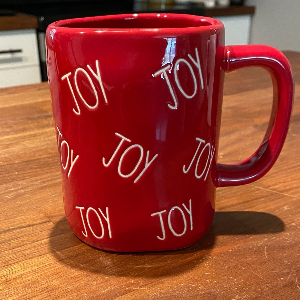 Rae Dunn red ‘Joy’ Holiday Mug